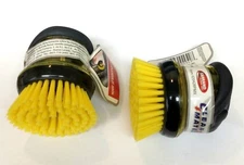 2pc Home and Car Cleaning Soap Dispenser Palm Pump Stiff Bristle Wash Brushes