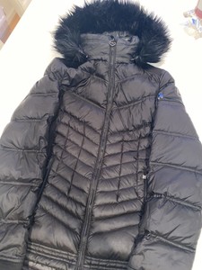 michael kors parka womens grey