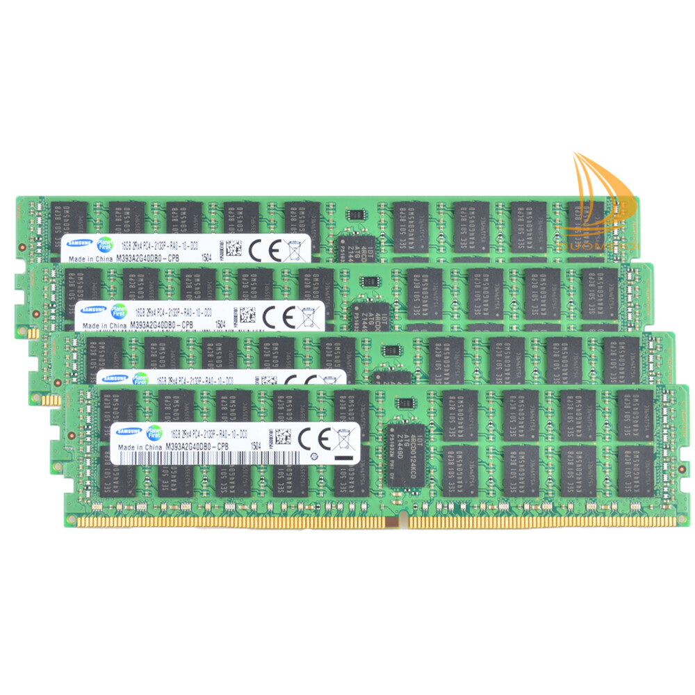 Samsung 4x16GB 2RX4 PC4-2133P DDR4 2133Mhz PC4-17000 ECC REG