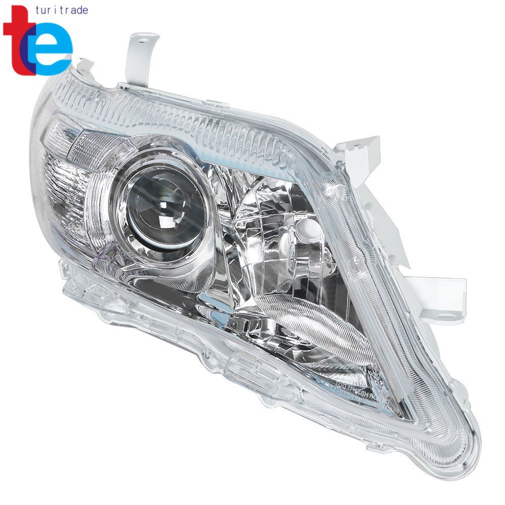 Right Side Chrome Headlight Assembly For 2010-2011 Toyota Camry - Passenger Side