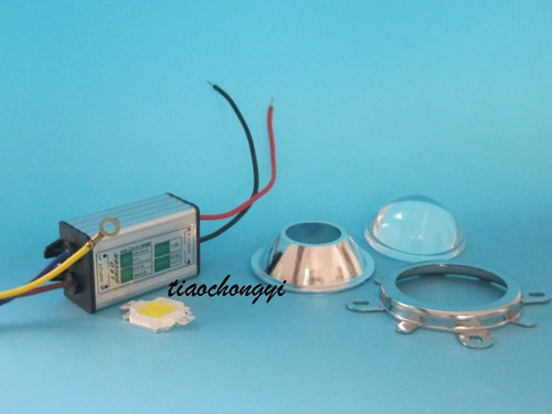 10W High Power LED & Waterproof Driver & Lens Reflector Bracket For DIY led kit - Picture 4 of 11