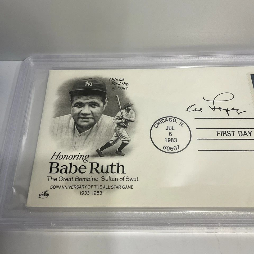 Al Lopez Envelope Honoring BR Baseball Covers Signed - PSA/DNA CERT.# D54589 - Image 4 of 4