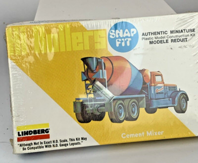 Vintage Lindberg 1025 Hi Rollers Snap Fit Cement Mixer New In Sealed Package