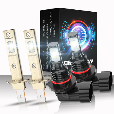 For Subaru Impreza 2004-2005 White LED HEADLIGHT High Low Beam Bulbs 9005+H1