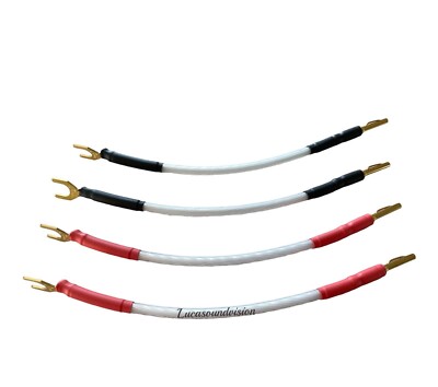 Qed Revelation Signature Speaker Jumper Cable x 4 (Set for 2 Speakers)