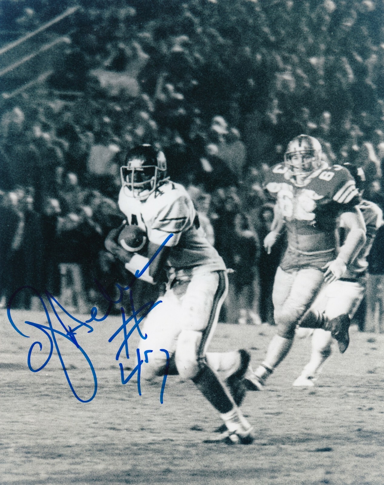 O.J. ANDERSON MIAMI HURRICANES ACTION SIGNED 8X10 