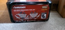 New Husky  Mechanics Tool Set (230-Piece) Storage Case Whit Trays Included. 