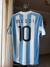 ARGENTINA 2010 2011 HOME FOOTBALL SOCCER SHIRT ADIDAS P47066 MESSI #10 MENS SZ L