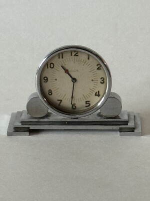 ELGIN ANTIQUE STREAMLINE MODERN ART DECO ROARING 20s CHROME