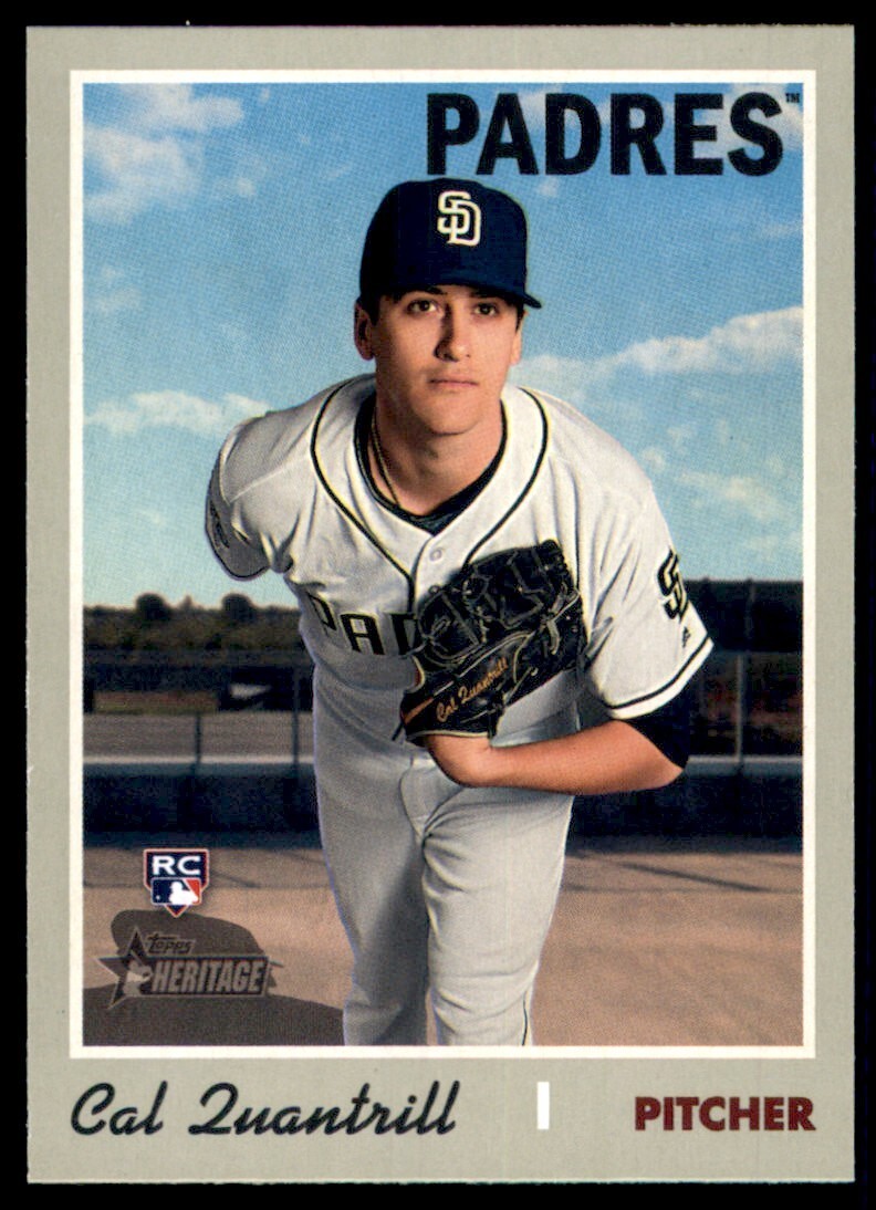 2019 Topps Heritage #613 Cal Quantrill Rookie