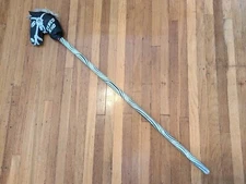 1950s Cisco Kid Vinyl Toy Wooden Riding Stick Horse Black & White 40" OAL