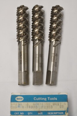 Besly 4113H 5/8  11NC BOTT GH3 Taps, Turbo Cut Spiral Flute, Box of 3