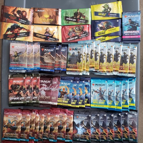 Magic the Gathering Lot of 56 Sealed MTG Booster Packs Foil Promo Chaos