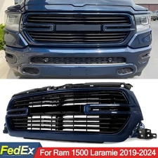 Fits For Ram 1500 2019-2024 Patriot Blue Front Grille Upper Grill Laramie Style