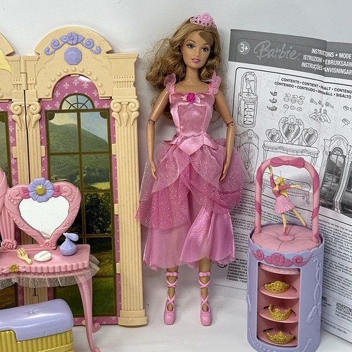 Barbie Nelle 12 Principesse Danzanti Principessa Vanità e Fallon Bambola 2006 - Foto 10 di 12