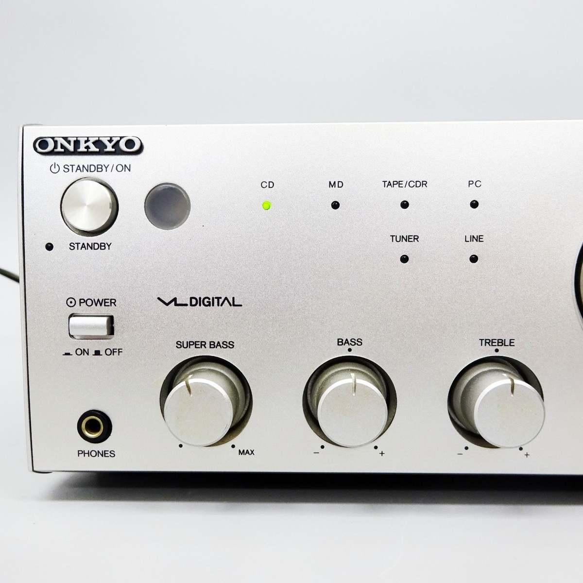 ONKYO A-905FX Pre-Main Integrated Stereo Amplifier Silver Audio VL ONKYO A-905FX Pre-Main Integrated Stereo Amplifier Silver Audio VL