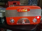 Coca-Cola Vintage Style Portable AM/FM Mini Radio Battery Operated Xmas Gift LKN