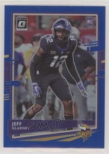 2020 Panini Donruss Optic Rookies Blue Prizm 135/179 Jeff Gladney #108 0jx5