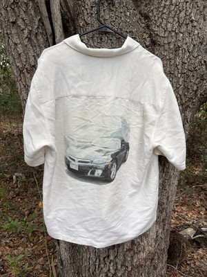 Vintage Saturn Sky Promo Large Button Up Shirt Release RARE Cars General Motors