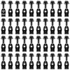 U-Clip Nuts and Bolts Set 40 Packs, Metal Speed Fastener Clips with Mounting .