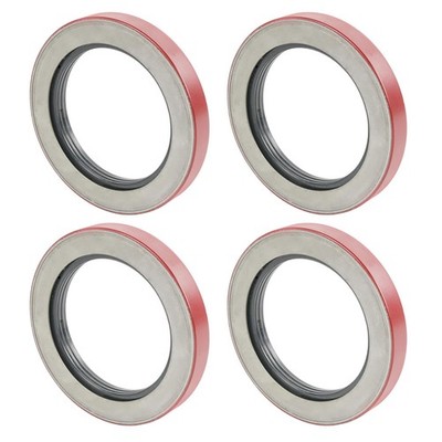 4PCS Oil Seal 3.125'' X 4.506'' Replacement for Dexter 4Pcs Seal, Red 
