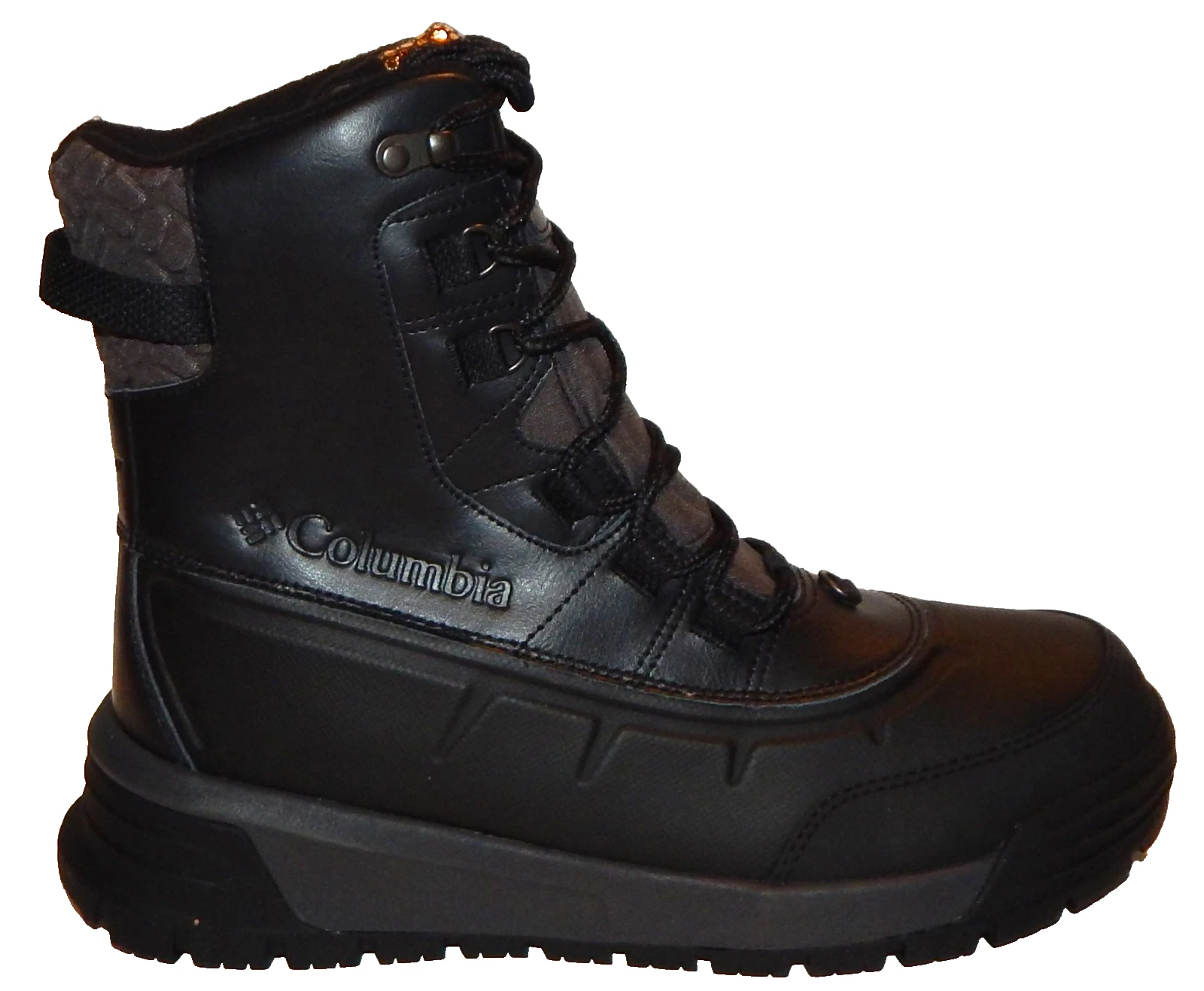 Columbia Mens Bugaboo Celius Gold Omni Heat Waterproof Leather Boots Sz 9 Wide