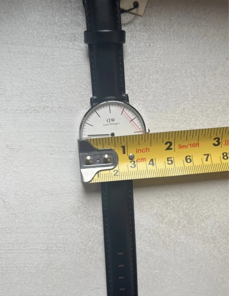 Часы Daniel Wellington The Reading черные и серебристые 36 мм совершенно новые No126/39 - Изображение 4 из 4