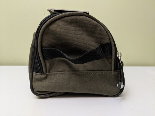 Eddie Bauer Green Travel Tote Cosmetic Bag W/ Side Pockets & Interior Hanger 12" - Picture 5 of 16