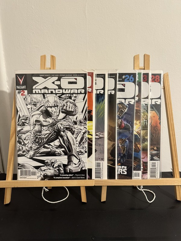 Valiant Comics X-O Manowar 8 Mixed Comic Book Issues NM Bagged & Bored Job Lot
