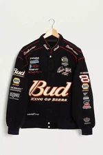 NASCAR Vintage Adult Racing Jacket Embroidered Bud jacket