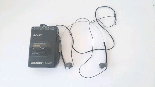 Works Sony Walkman  Cassette Player & AM/FM Radio Cassette Mega Bass
