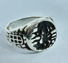 Intricate Spider Design Ring - 925 Sterling Silver - 5g - Size 8.5 US