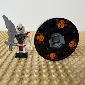 LEGO Ninjago Golden Weapons: Frakjaw + Spinner SWORD njo0012 2172 SPINJITZU 2011