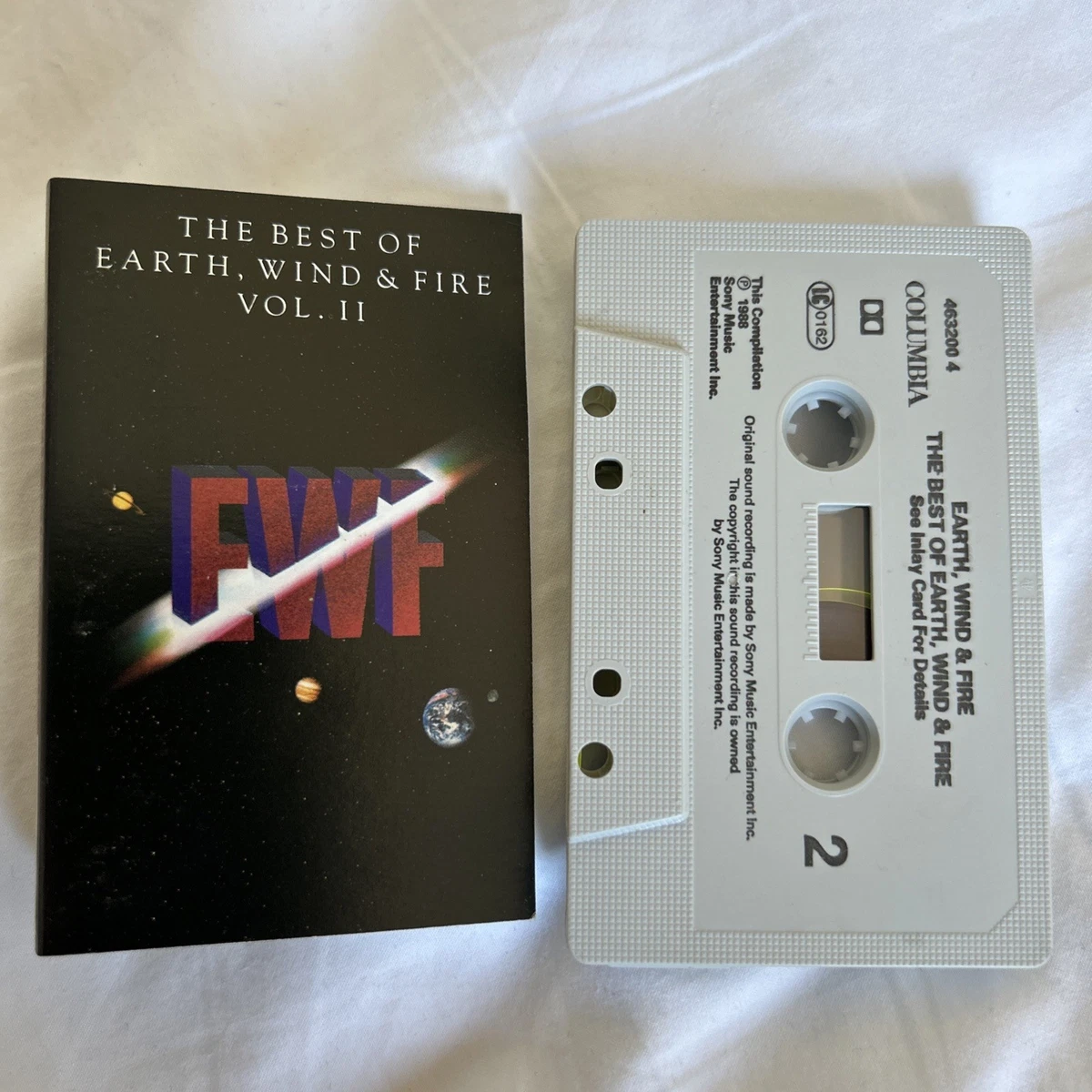 Lot De 4 Cassettes Earth, Wind & Fire - NOS (New Old Stock) - Neufes Sous Blister