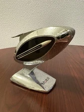 Maruman T21 ROBIN Retro Tabletop Gas Lighter Used Junk