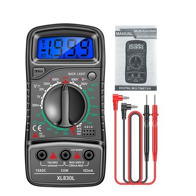 1Pc Digital Multimeter Voltmeter Ammeter Ohmmeter Volt AC DC Diode Tester Meter