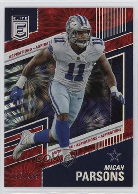 2022 Panini Donruss Elite Aspirations Shimmer /499 Micah Parsons #7 0yp5