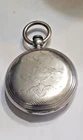 Antique 1880 Key Wind Waltham COIN SILVER Hunter 18S Pocket Watch – Runs