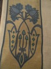 Antique Mission Arts And Crafts 100% Linen Curtain Fabric 15 Yards ESTATE FIND — photo 10