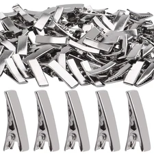 Alligator Hair Clips, 100Pcs 2Cm Single Prong Duckbill Hair Clips with Teeth Fla