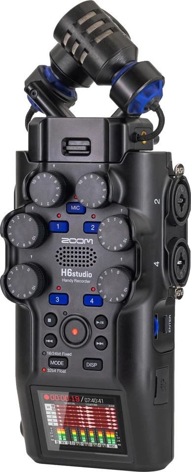 Zoom H6 Studio Handy Recorder Mobil Mikrofon Interview Studio Tragbar Audio Live - Bild 4 von 4