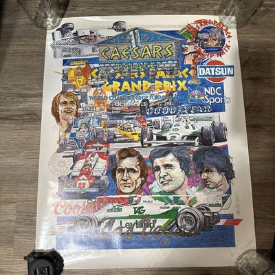 1981 Caesar s Palace Grand Prix Poster