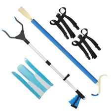 Fanwer 4-Piece Hip Kit for Total Hip Replacement with Sock Aid, 32" Foldable ...