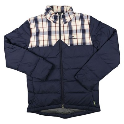 Kathmandu Jacket Mens MEDIUM Blue Puffer Duckdown 550 Fill Packable Full Zip M