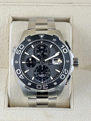 Tag Heuer Aquaracer 500M Black Dial on Steel CAJ2110
