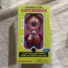 Asmodee Exploding Kittens: Catchables W/ Donut and Lumber Cat Full Game 2-Pack