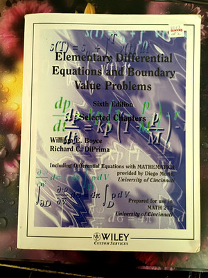 Elementary Differential Equations and Boundary Value Problems - Wiley Custom Ed.