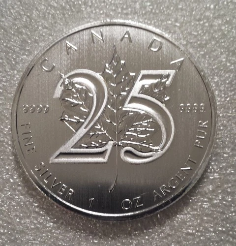 2013 Canadian Silver Maple Leaf 1 oz — photo from the most recent tracked eBay sale