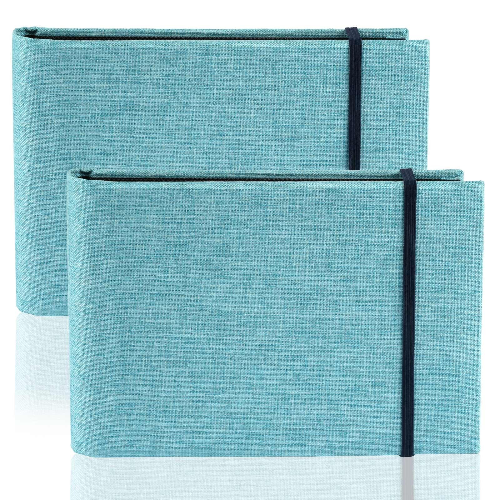 2 Pack Small Photo Albums 6x4 Slip in Photo Album 200 Pages Photo Album Books