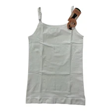 Shapermint Scoop Neck Cami Top L White | All Day Every Day Shaping Tank